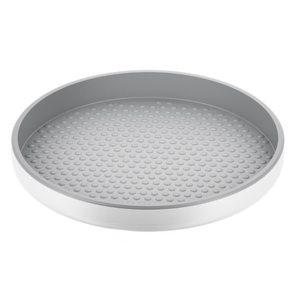 Multi-Purpose 360° Kitchen Turntable Organizer – Round Swivel Spice & Condiment Storage Tray