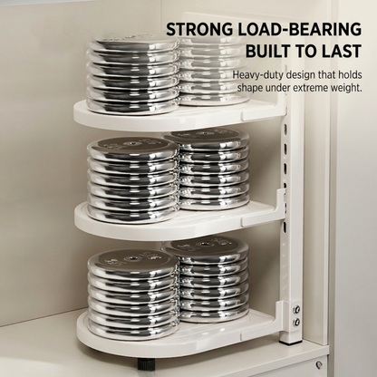 Adjustable Kitchen Pot Organizer Rack – Multi-Tier Countertop & Under Sink Cookware Storage Shelf