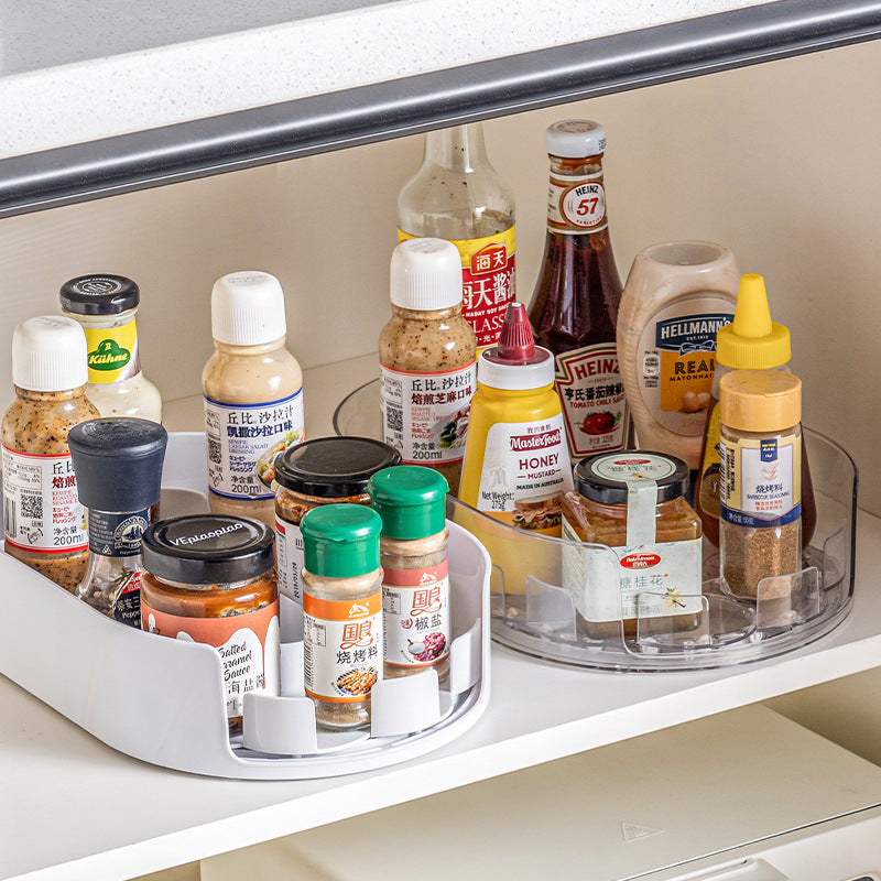 360° Rotating Refrigerator Organizer Turntable – Lazy Susan Storage Tray for Fridge, Kitchen & Pantry