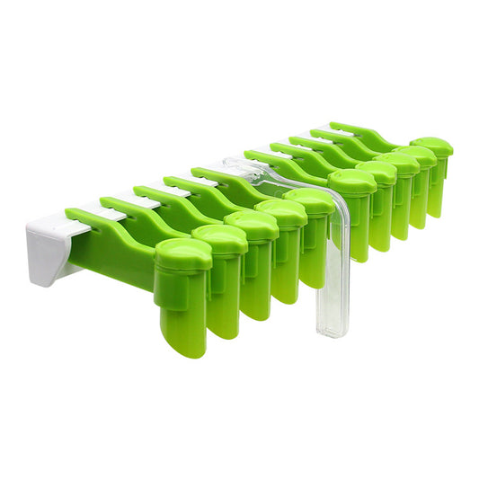 No Drill Wall‑Mount Spice Packet Rack | Kitchen Hanging Condiment Pouch Organizer