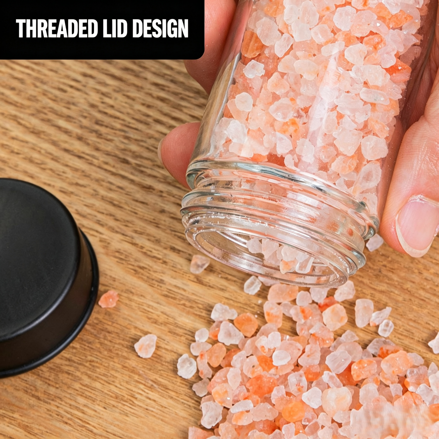 Rotating Spice Rack with Plastic Spice Jars, 2‑Second Rotating Access Countertop Seasoning Organizer for Kitchen & BBQ